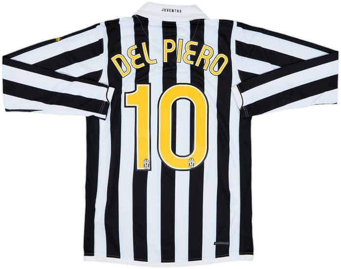 2006-07 Juventus Home L/S Shirt Del Piero #10 (S)