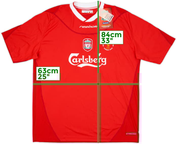 2002-04 Liverpool Worthintgton Cup Winners Home Shirt (XL)