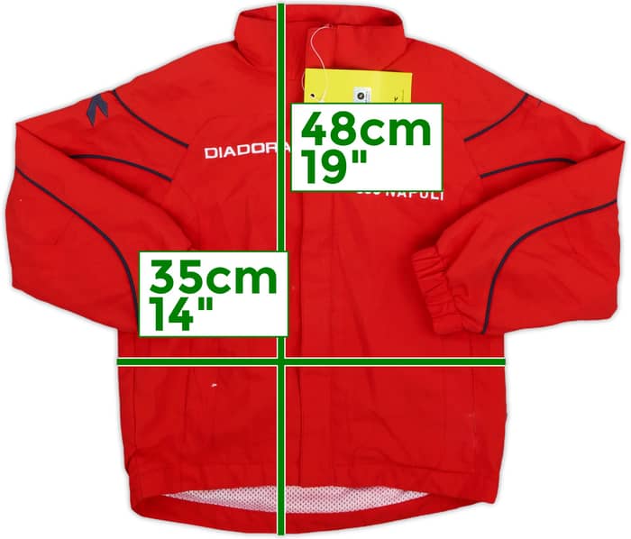 2007-08 Napoli Diadora Track Jacket (4-5 Years)