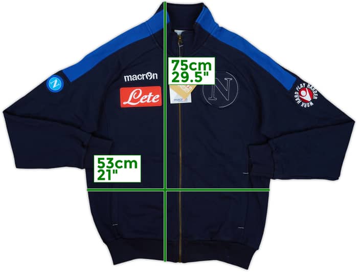 2009-10 Napoli Macron Track Jacket (M)