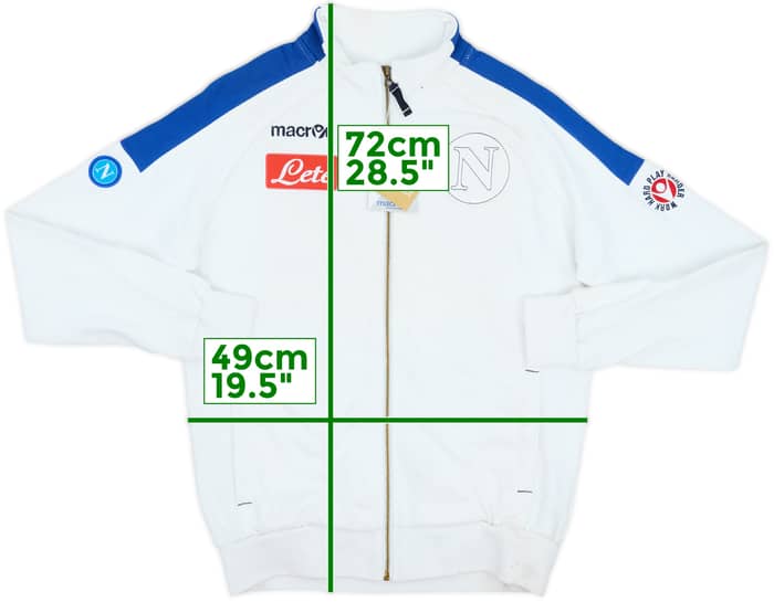 2009-10 Napoli Macron Track Jacket (S)