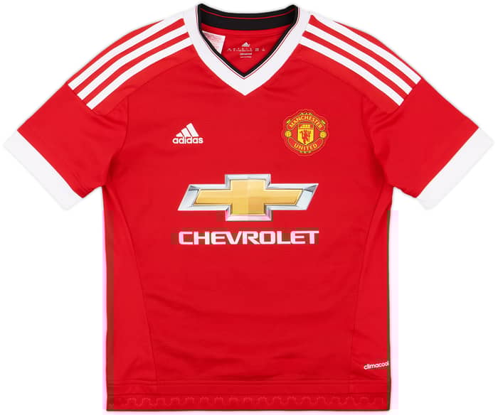 2015-16 Manchester United Home Shirt Rooney #10 - 10/10 - (M.Boys)