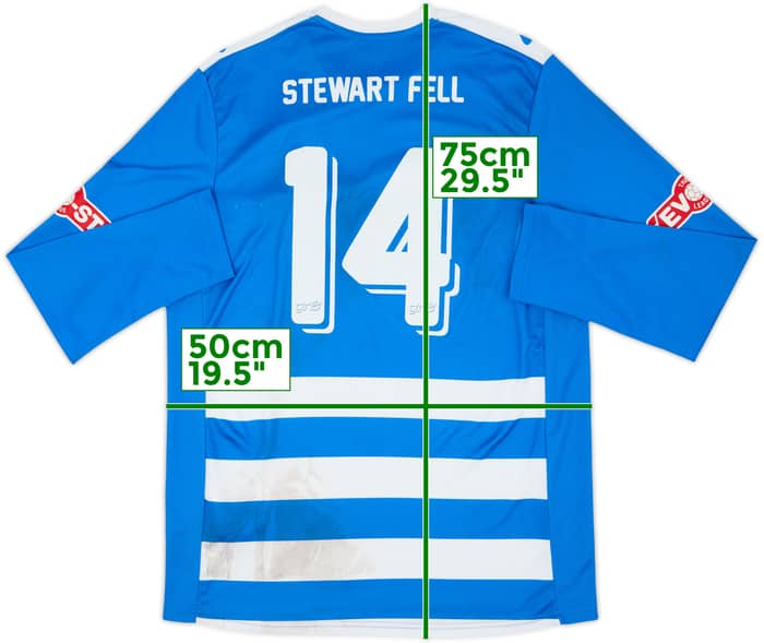 2015-16 Radcliffe Match Issue Home L/S Shirt #14