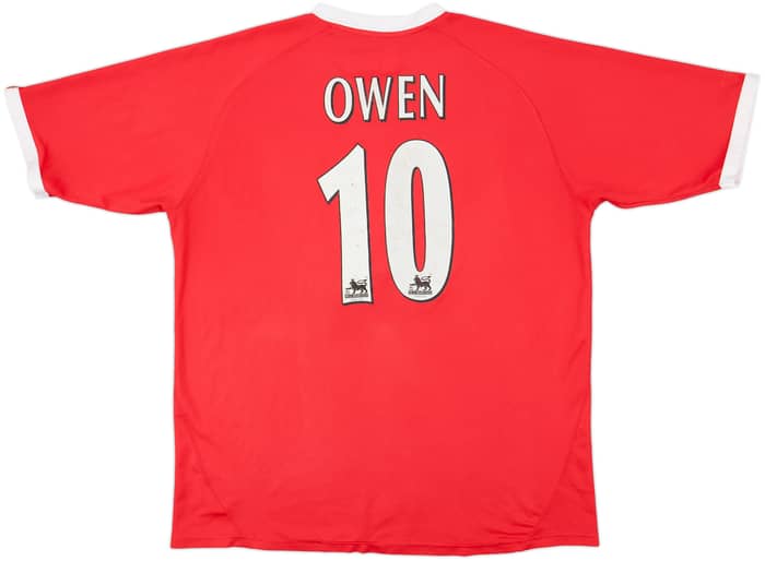 2001-03 Liverpool CL Shirt Owen #10 - 5/10 - (XL)