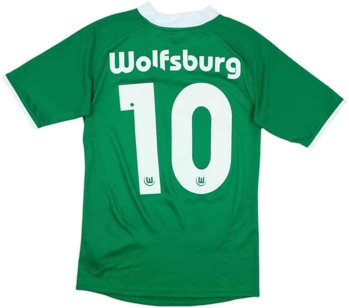 2008-09 Wolfsburg Match Issue Home Shirt #10