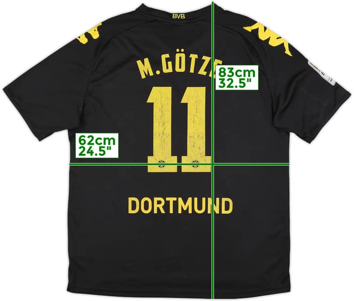 2011-12 Borussia Dortmund Away Shirt Gotze #11 - 5/10 - (XXL)