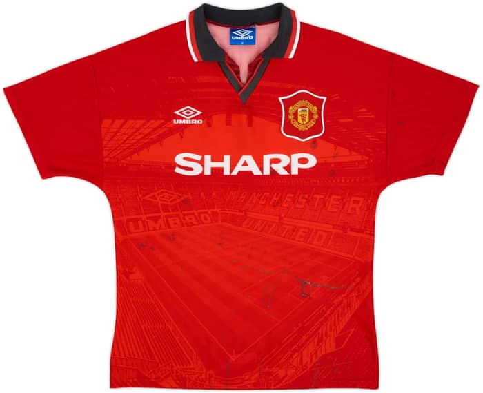 1994-96 Manchester United Home Shirt Giggs #11 - 4/10 - (M)
