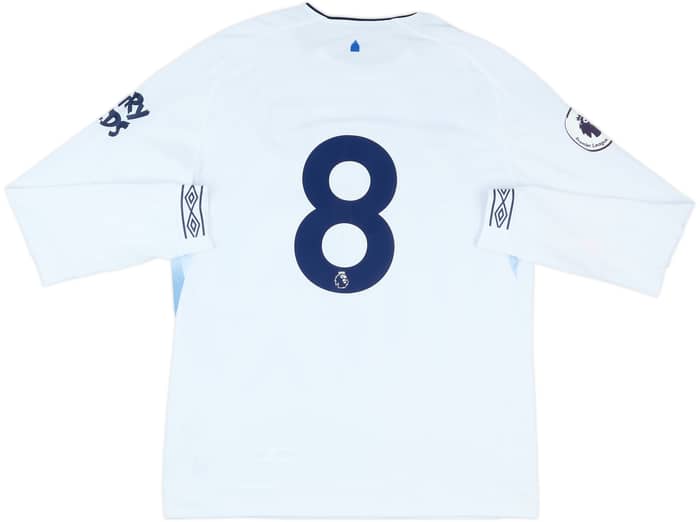 2018-19 Everton Match Issue Third L/S Shirt #8
