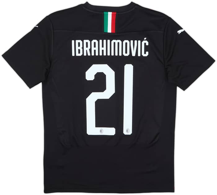 2019-20 AC Milan Third Shirt Ibrahimovic #21 (S)