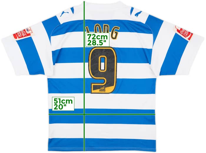 2009-10 Reading Home Shirt Long #9 - 6/10 - (L)