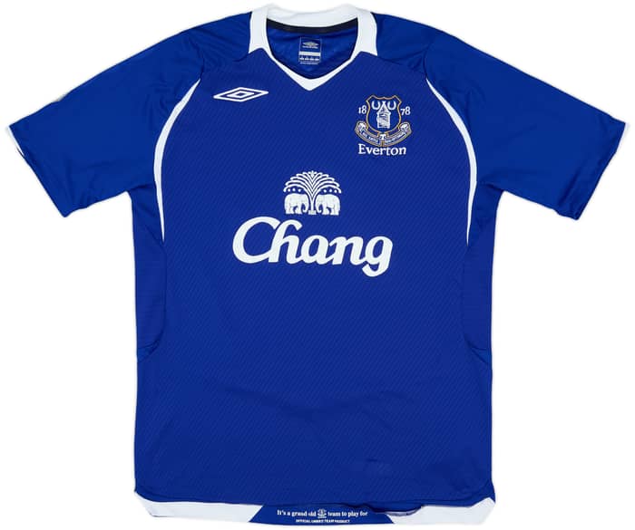 2008-09 Everton Home Shirt Anichebe #28 - 7/10 - (M)