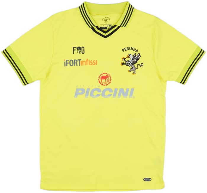 2016-17 Perugia Signed GK S/S Shirt Brignoli #16 - 8/10 - (XL)