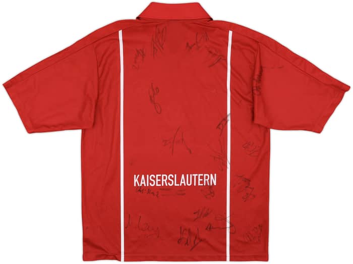 1999-00 Kaiserslautern Basic Signed Home Shirt - 9/10 - (L)