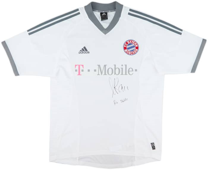 2002-03 Bayern Munich Signed Away Shirt - 9/10 - (M)