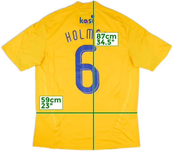 2008-09 Brondby Home Shirt Holmen #6 - 5/10 - (XL)