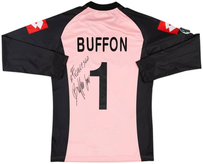 2002-03 Juventus Signed GK Shirt Buffon #1 - 8/10 - (L)