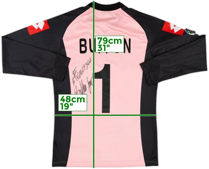 2002-03 Juventus Signed GK Shirt Buffon #1 - 8/10 - (L)