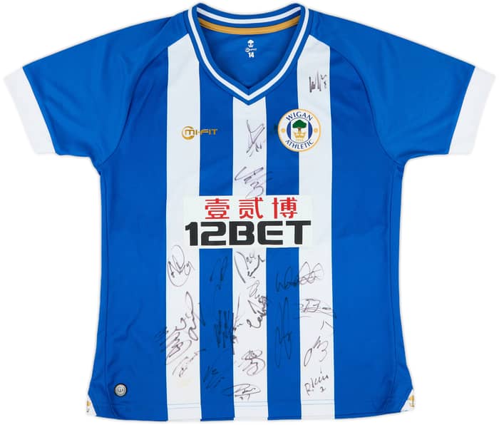 2013-14 Wigan Signed Home Shirt Boyce #17 - 7/10 - (Women's XL)