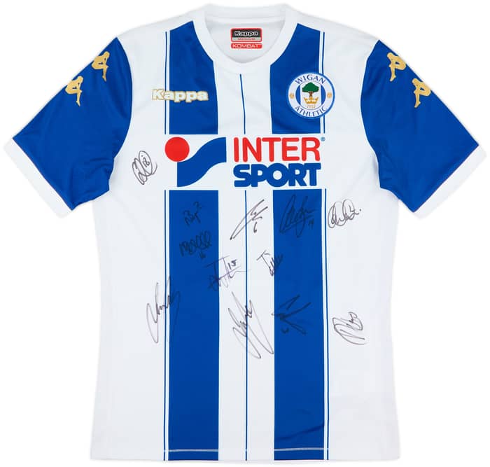 2017-18 Wigan Signed Home Shirt - 6/10 - (M)