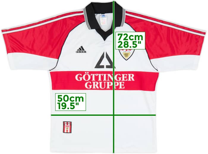 1998-99 Stuttgart Home Shirt - 6/10 - (M)