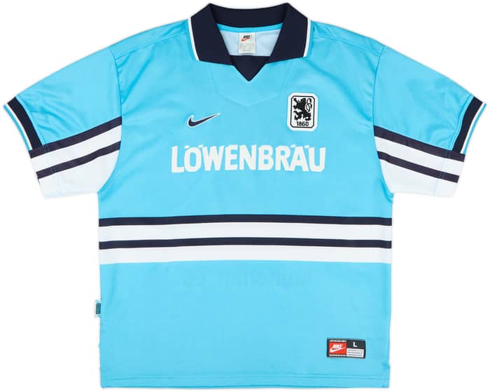 1997-98 1860 Munich Home Shirt Bodden #9 - 8/10 - (L)