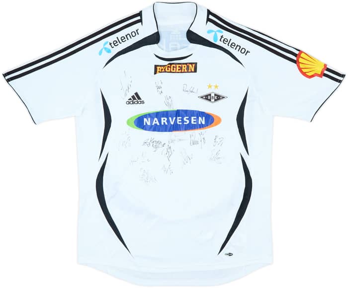 2006 Rosenborg Squad Signed Home Shirt - 8/10 - (XL)