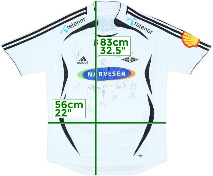 2006 Rosenborg Squad Signed Home Shirt - 8/10 - (XL)