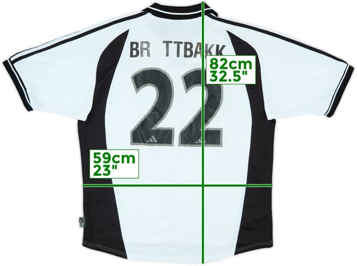 2001-02 Rosenborg Home Shirt Brattbakk #22 - 5/10 - (XL)