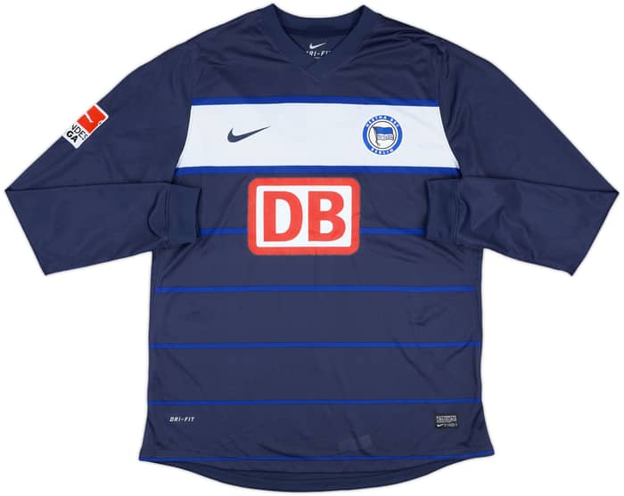 2011-12 Hertha Berlin Match Issue Signed Home L/S Shirt Franz #7
