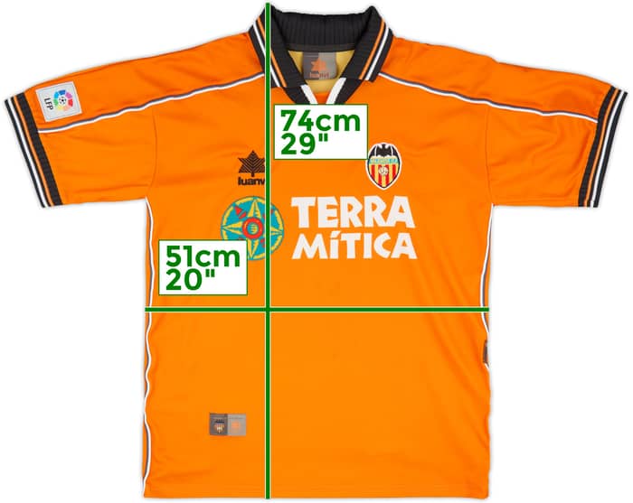 1999-00 Valencia Away Shirt - 7/10 - (M)