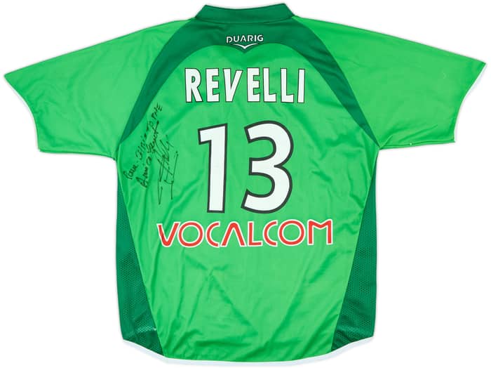 2004-05 Saint Etienne Signed Home Shirt Revelli #13 - 7/10 - (L)