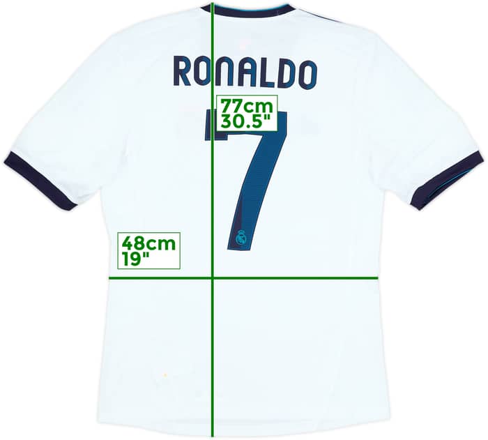 2012-13 Real Madrid Home Shirt Ronaldo #7 (M)