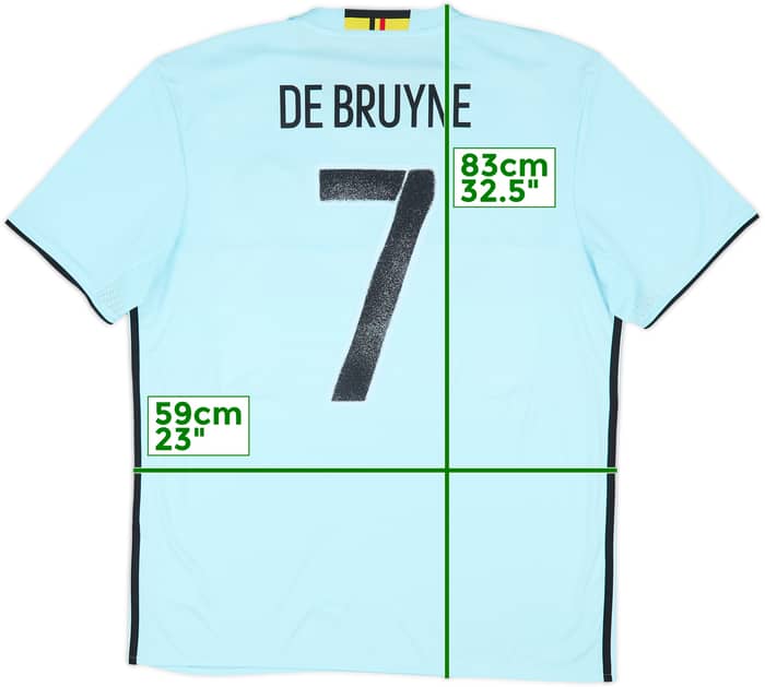 2016-17 Belgium Away Shirt De Bruyne #7 (XL)