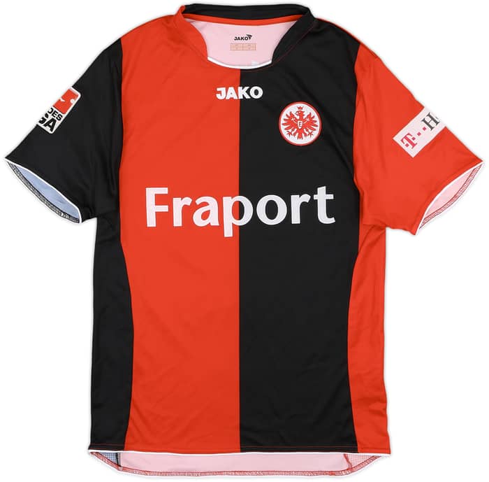 2007-09 Eintracht Frankfurt Signed Home Shirt Fink #6 - 8/10 - (S)