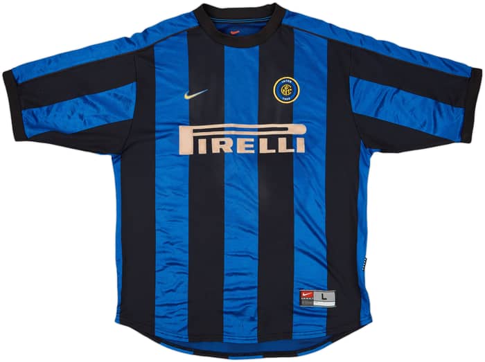 1999-00 Inter Milan Home Shirt Ronaldo #9 - 5/10 - (L)