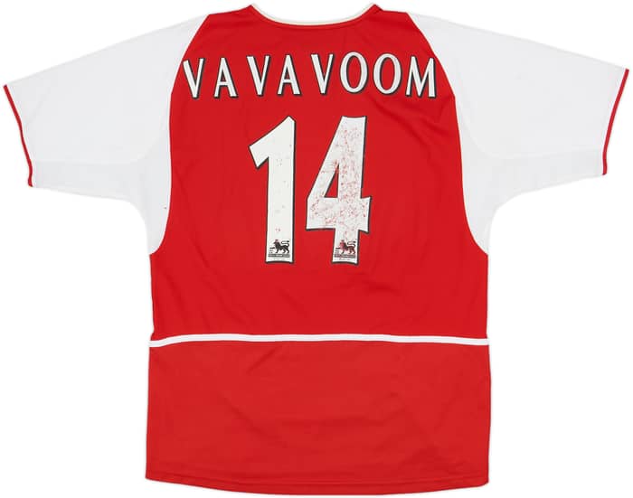 2002-04 Arsenal Home Shirt Vavavoom #14 - 5/10 - (M)