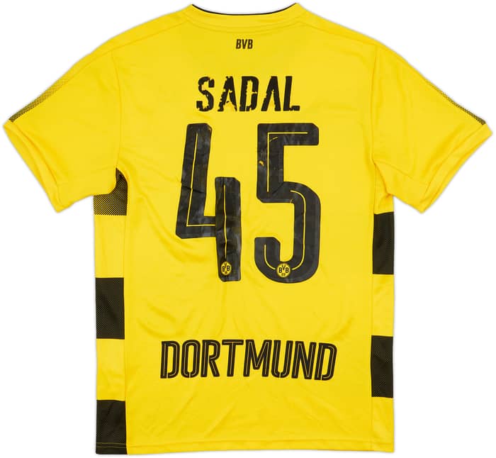 2017-18 Borussia Dortmund Home Shirt Sadal #45 - 5/10 - (S)