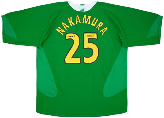 2005-06 Celtic Away Shirt Nakamura #25 - 5/10 - (XXL)