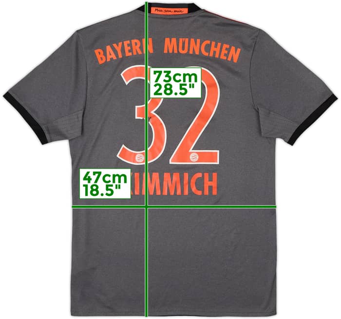 2016-17 Bayern Munich Away Shirt Kimmich #32 - 4/10 - (S)