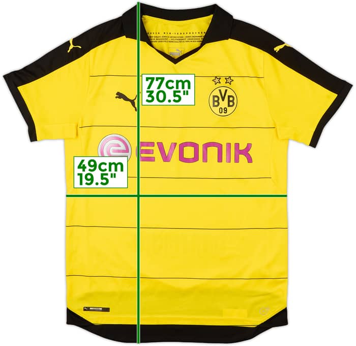 2015-16 Borussia Dortmund Home Shirt - 9/10 - (M)