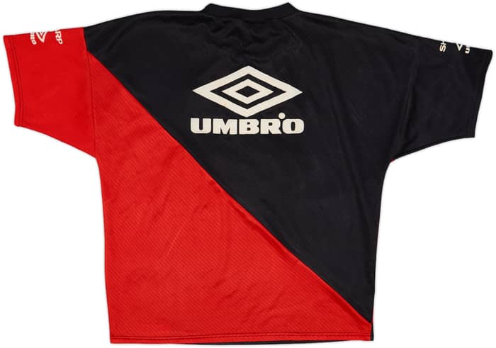 1994-96 Manchester United Umbro Training Shirt - 7/10 - (S)