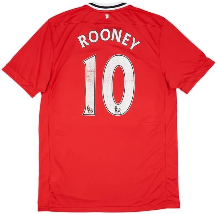 2011-12 Manchester United Home Shirt Rooney #10 - 5/10 - (L)
