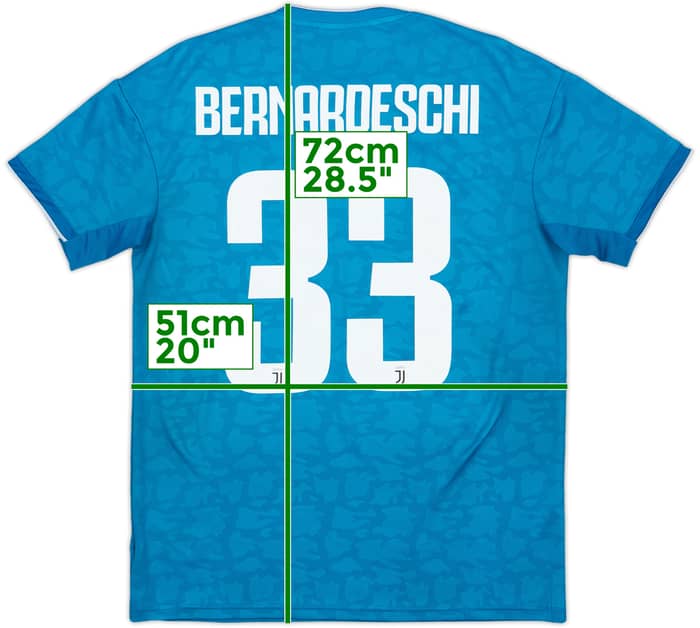 2019-20 Juventus Third Shirt Bernardeschi #33 - 5/10 - (M)
