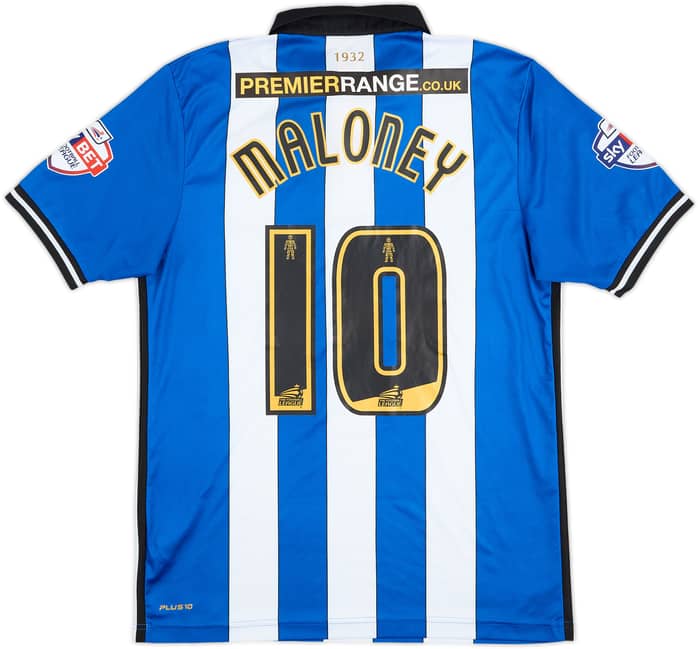 2014-15 Wigan Match Issue Home Shirt Maloney #10