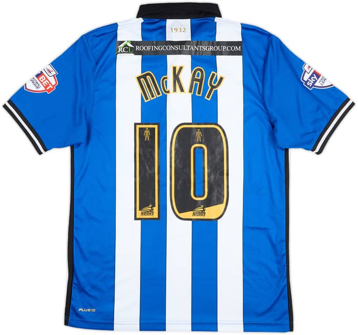 2014-15 Wigan Match Issue Home Shirt McKay #10