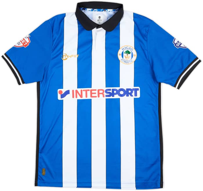 2014-15 Wigan Match Issue Home Shirt McKay #10