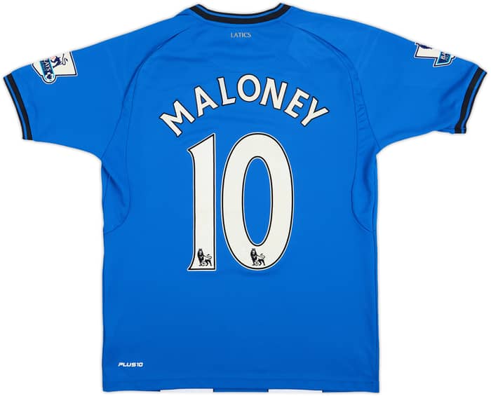 2012-13 Wigan Match Issue Home Shirt Maloney #10