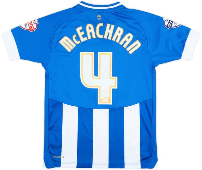 2013-14 Wigan Match Issue Home Shirt McEachran #4