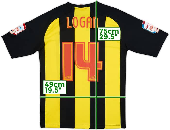 2011-12 Brentford Away Shirt Logan #14 - 6/10 - (M)