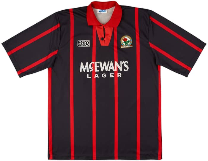 1994-95 Blackburn Away Shirt Shearer #9 - 8/10 - (L)